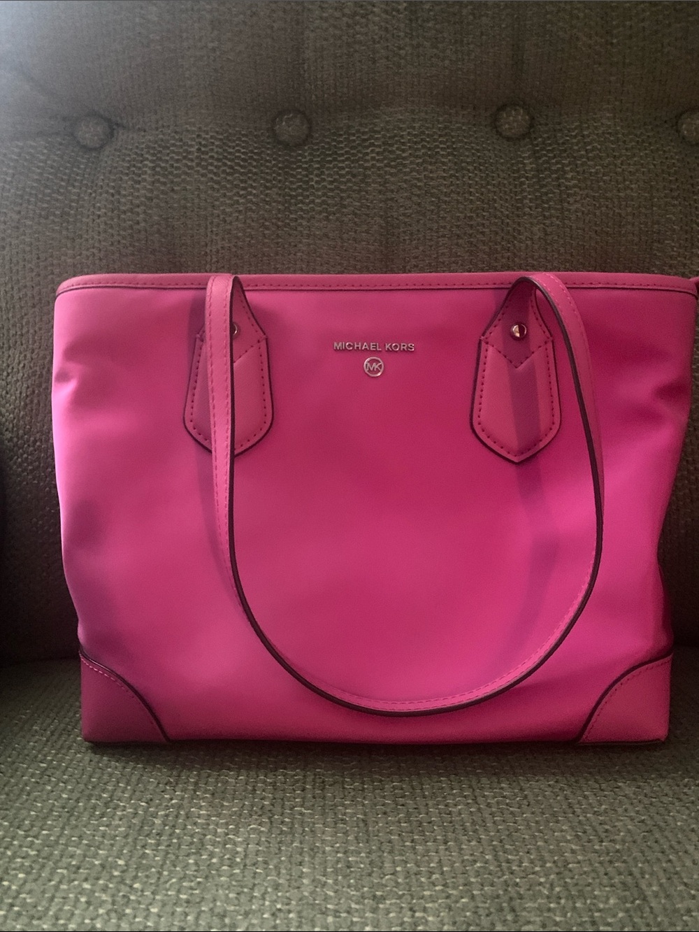 Michael Kors Hot Pink Shoulder Tote